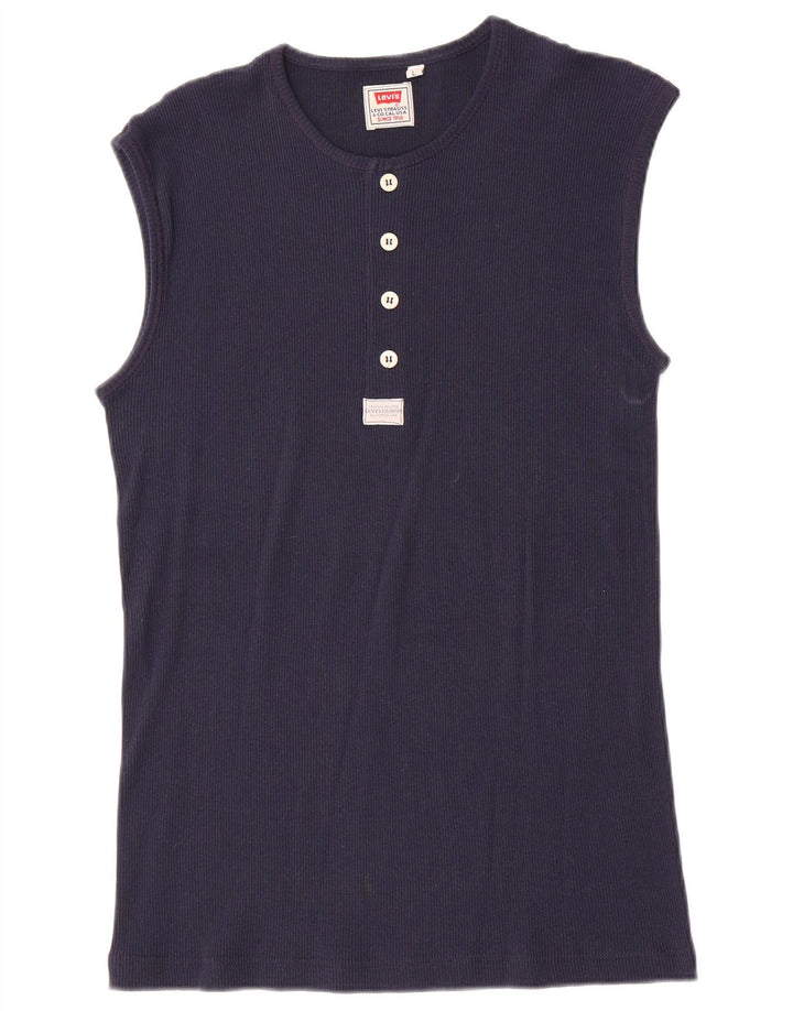 Canotta da donna Levi's UK 14 grande blu navy