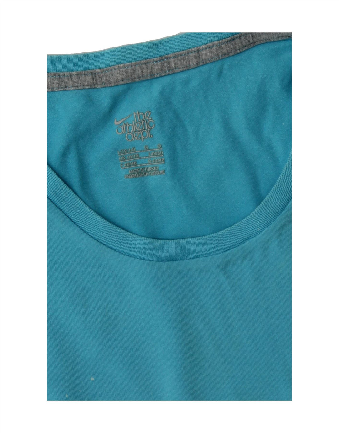 NIKE Womens T-Shirt Top UK 16/18 Large Blue Vintage Nike and Second-Hand Nike from Messina Hembry 