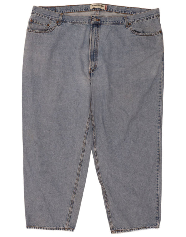 Levi's Uomo 560 Jeans larghi vestibilità comfort W50 L30 Cotone Blu