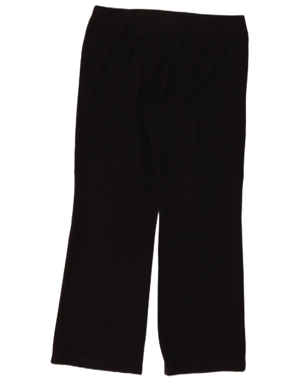 Pantaloni casual regolari da donna Marks & Spencer UK 16 Large W36 L31 Neri