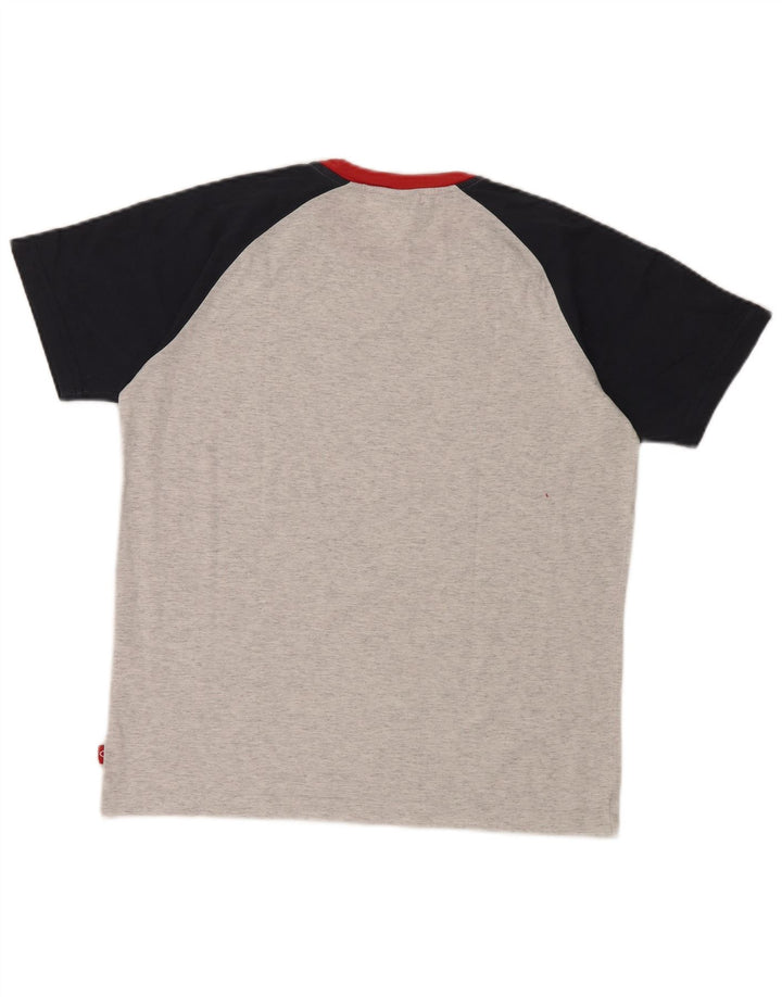 T-shirt grafica Champion da ragazzo, top 13-14 anni, colore grigio block