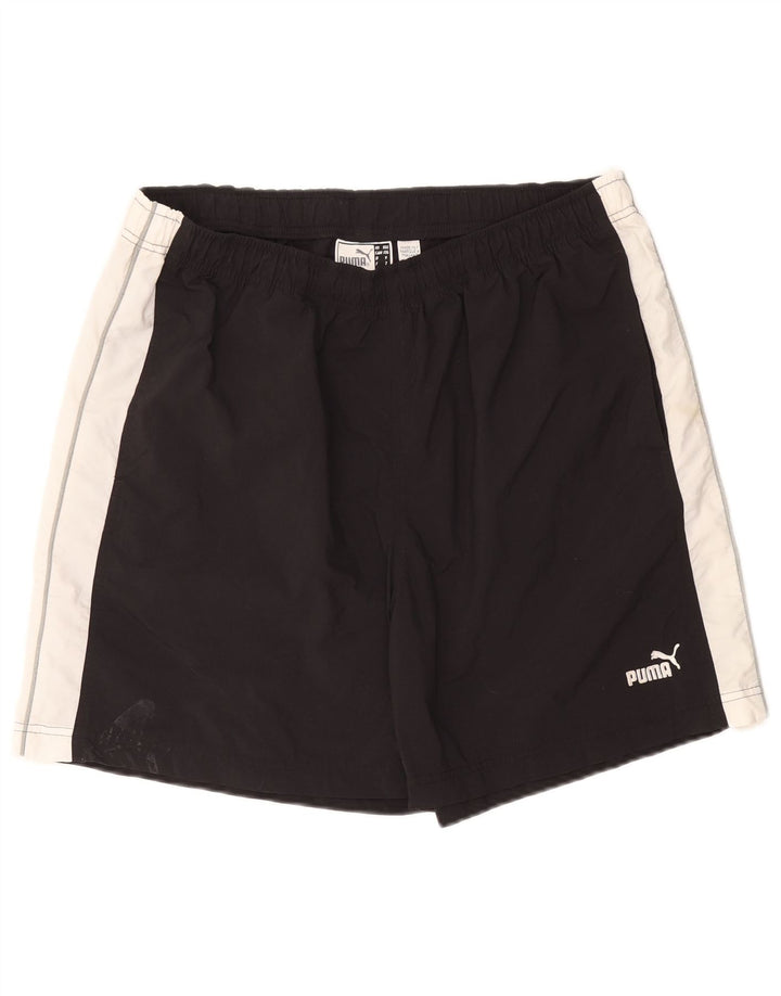 Pantaloncini sportivi PUMA da uomo 2XL nylon color block nero