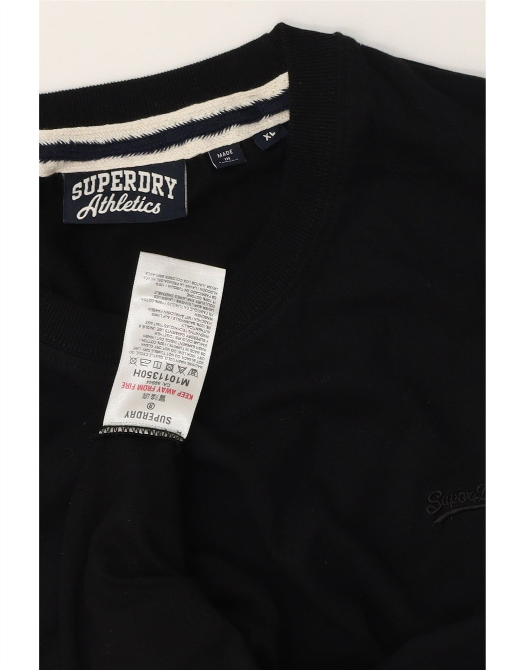 T-shirt da uomo SUPERDRY Top XL in cotone nero