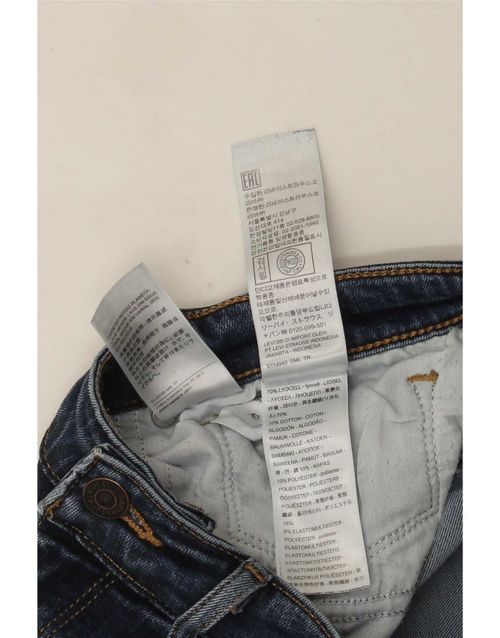 Jeans Levi's 712 Slim da donna W27 L30 Lyocell blu