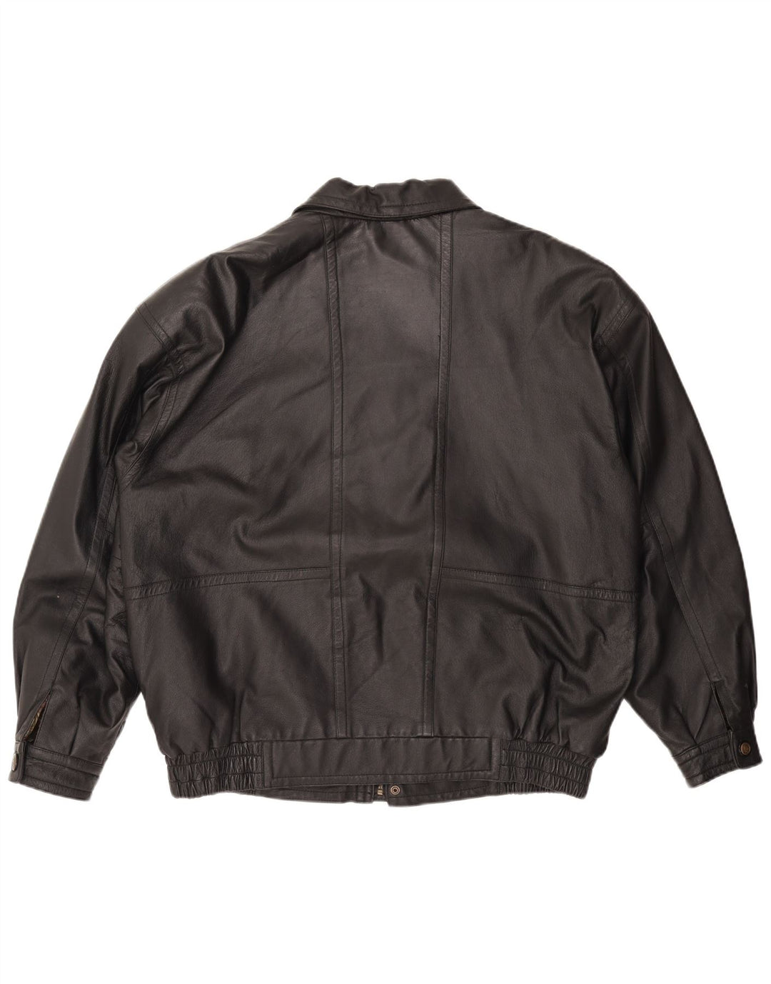 Giacca in pelle da uomo CANDA UK 44 2XL Pelle nera