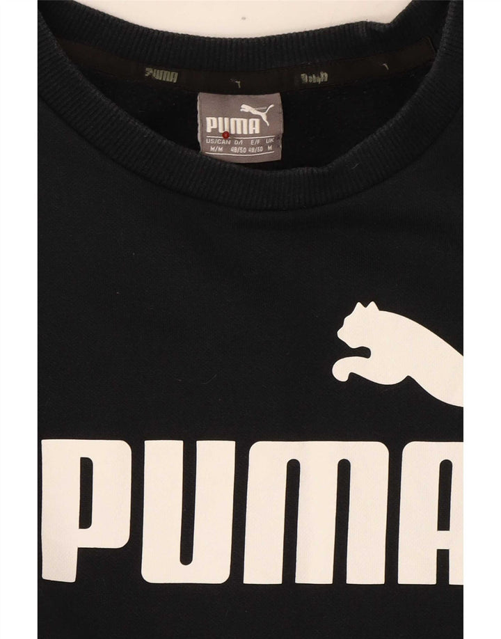 Felpa grafica da donna Puma Jumper UK 14 Medium Navy Blue Colourblock