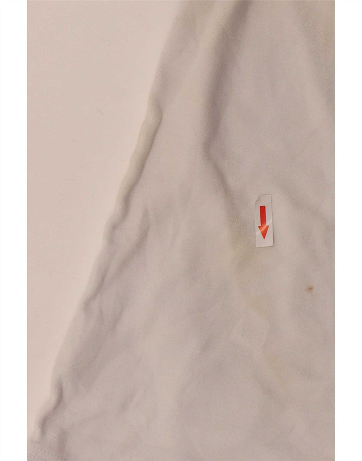 T-shirt grafica da uomo Fila Top in cotone color block bianco medio