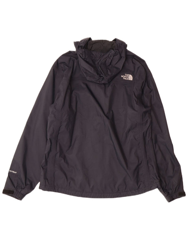 THE NORTH FACE Giacca antipioggia con cappuccio Hyvent da donna UK 14 Nylon nero medio