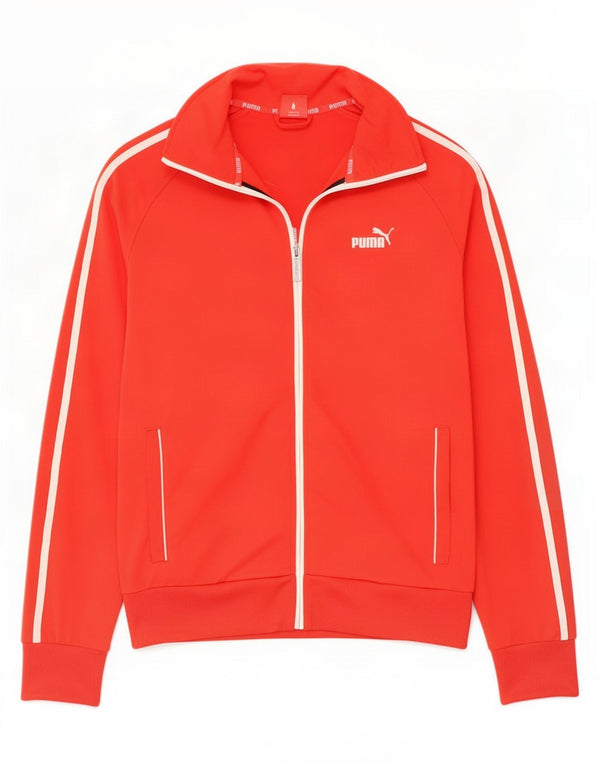 Giacca da ginnastica da uomo Puma Small rossa in poliestere