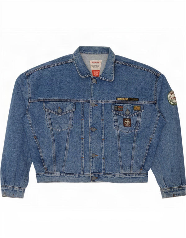 Giacca di jeans da uomo Chambers UK 42 XL Blu