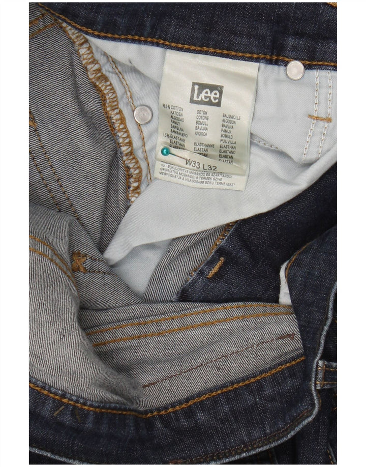 Jeans slim da uomo Lee W33 L32 in cotone blu