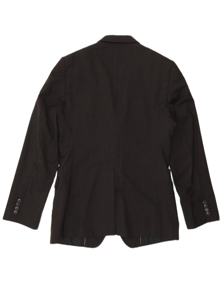 DOLCE & GABBANA Giacca Blazer da Uomo a 2 Bottoni IT 50 Gessato Grande Grigio