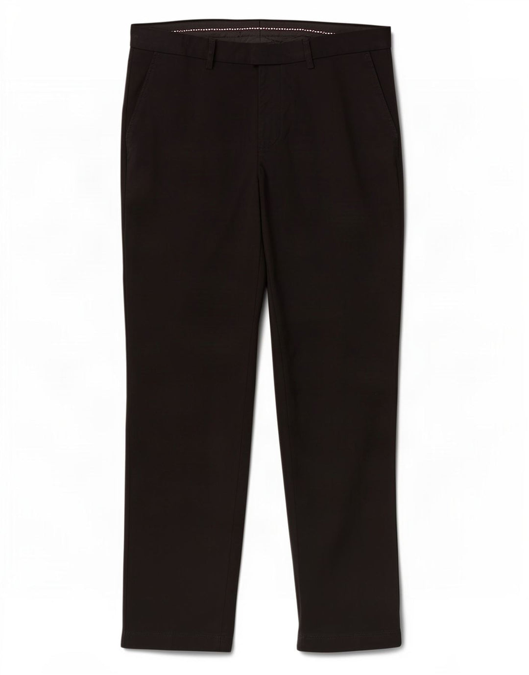 Pantaloni da abito slim da uomo Marks & Spencer W34 L31 poliestere nero