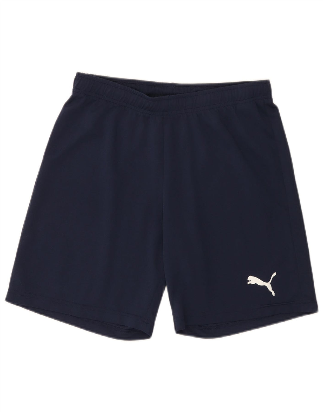 Pantaloncini sportivi da uomo Puma medi blu navy in poliestere