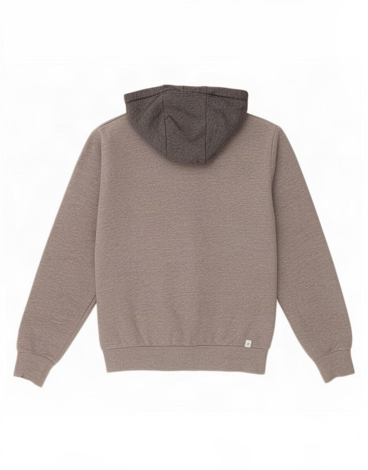 Felpa con cappuccio da uomo Ellesse in cotone grigio medio