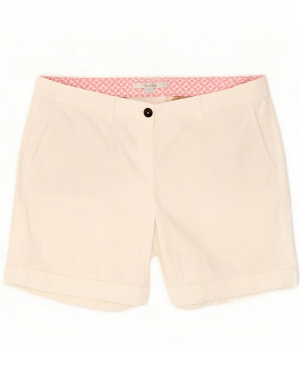 Boden Pantaloncini chino da donna UK 14 Large W32 Cotone bianco
