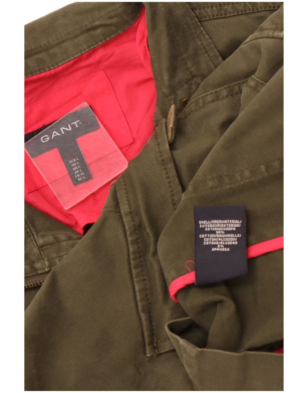 Giacca utility da donna Gant UK 14 grande cotone kaki