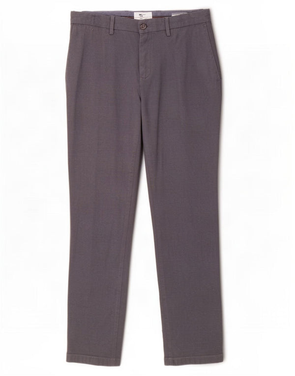 Pantaloni chino slim da uomo Tommy Hilfiger W34 L32 grigio geometrico