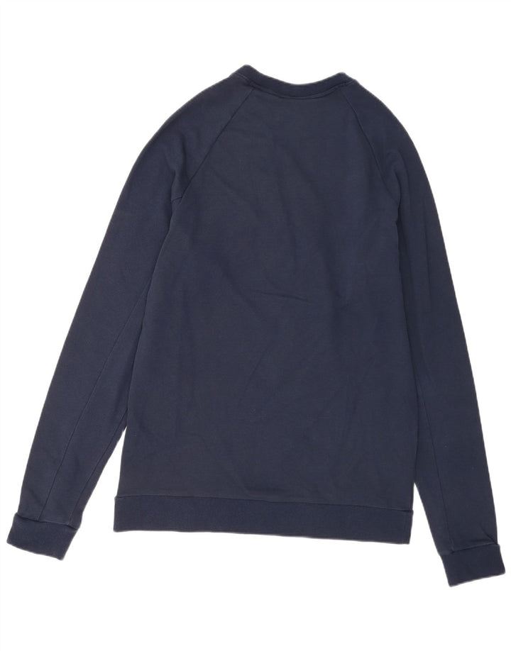 Felpa grafica da uomo Columbia, maglione grande, cotone blu navy
