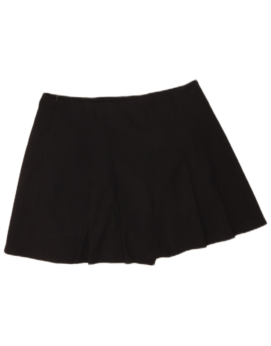 Minigonna Skort da donna Zara grande W30 poliestere nero