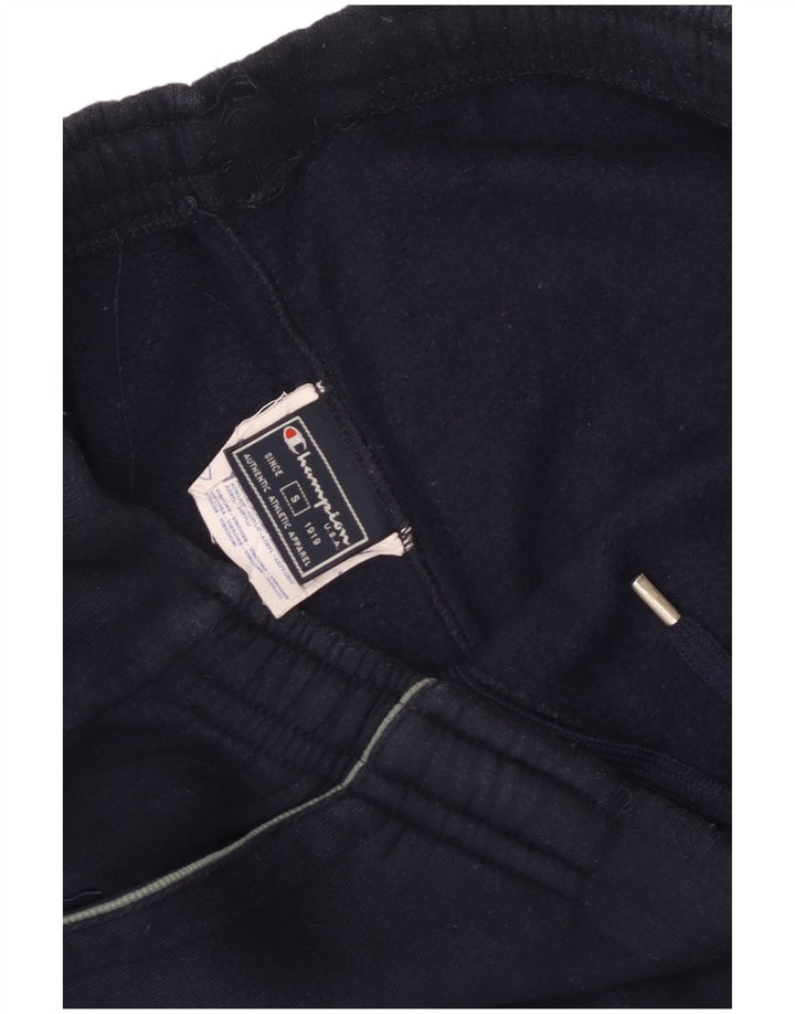 Pantaloni da tuta da uomo Champion Small in cotone blu navy