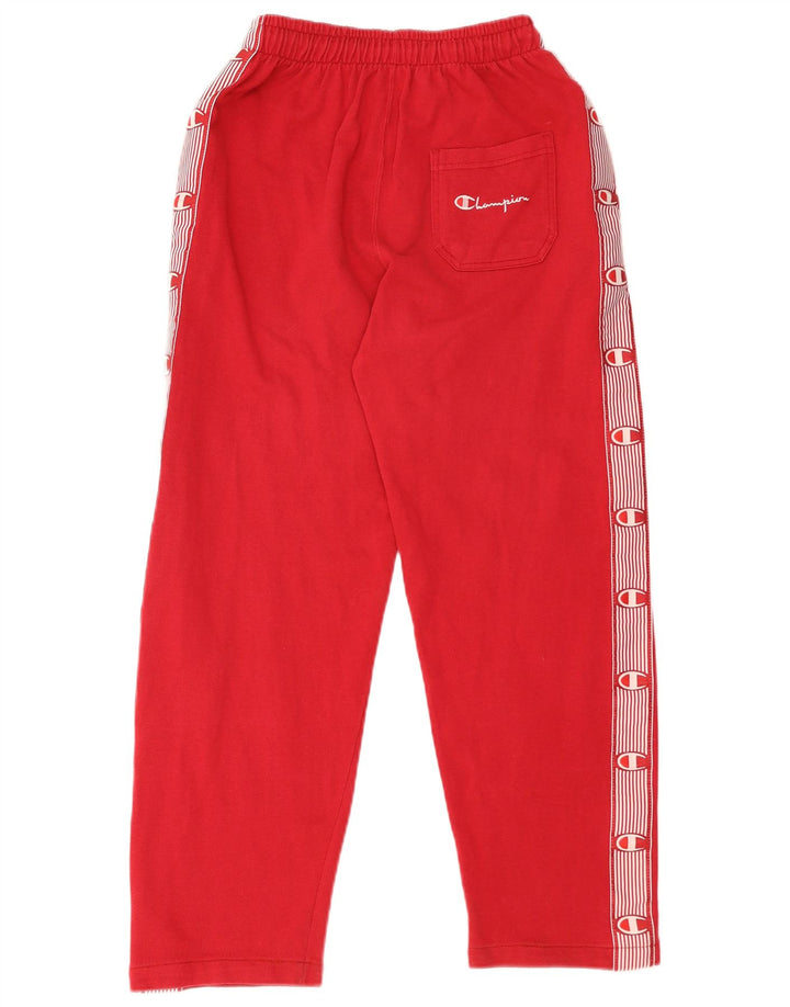 Pantaloni da tuta con grafica da donna Champion UK 12 Medium Red Colourblock