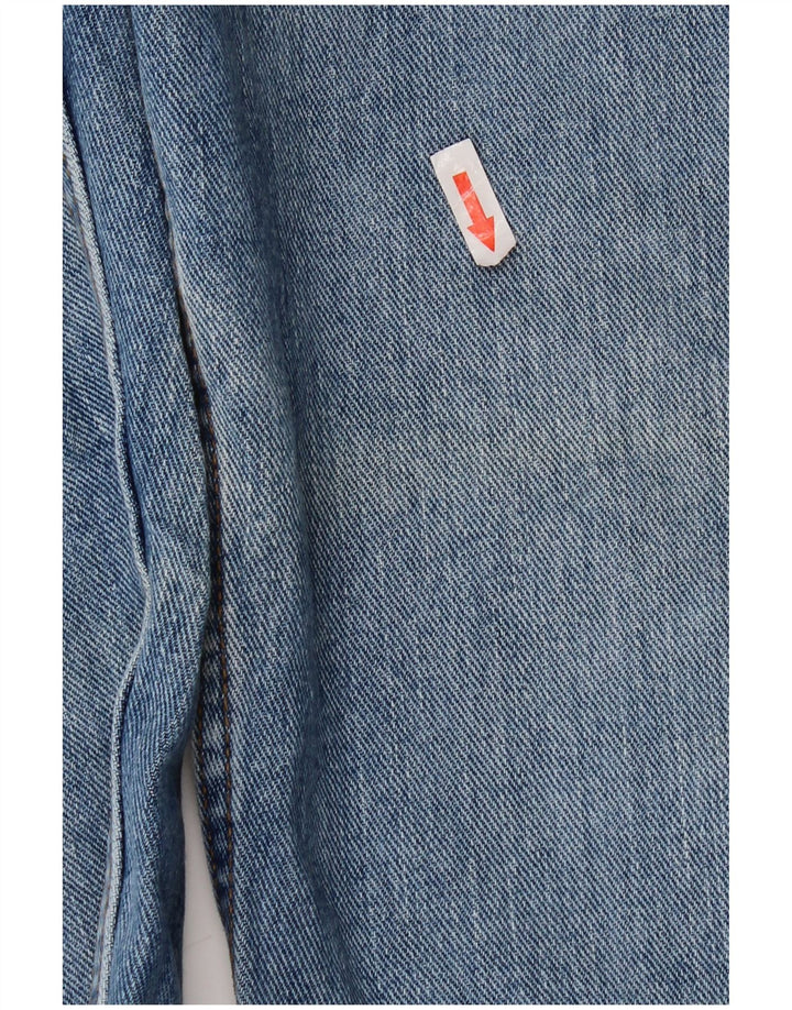 Jeans dritti da uomo vestibilità regolare LEE W35 L32 in cotone blu