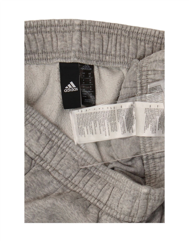 Pantaloni da tuta da uomo Adidas Joggers in cotone chiazzato grigio medio