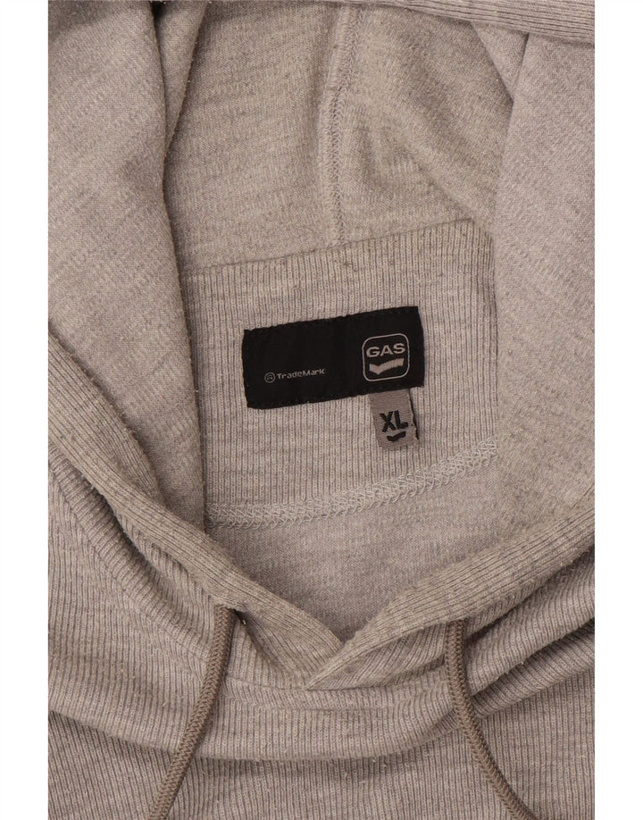 Maglione con cappuccio da uomo Gas XL grigio