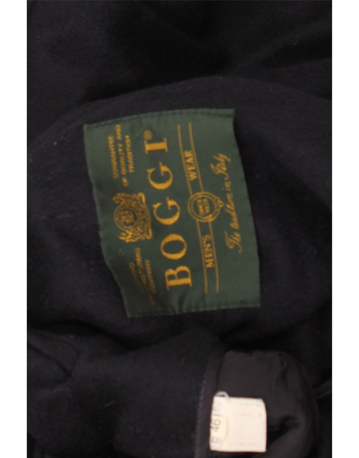 Cappotto da uomo Boggi UK 46 3XL Lana blu navy