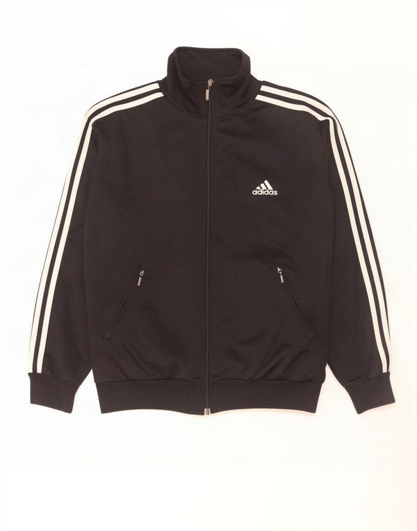 Giacca da tuta da uomo dalla vestibilità ampia Adidas UK 36/38 piccola nera
