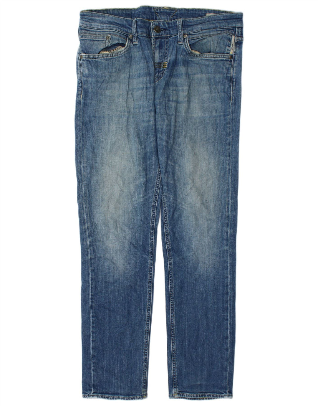 Jeans slim da uomo Meltin' Pot W33 L32 in cotone blu