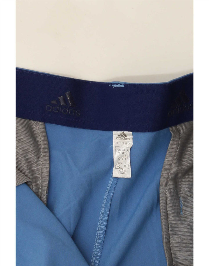 Pantaloncini chino Adidas Primegreen da uomo W38 XL poliestere blu