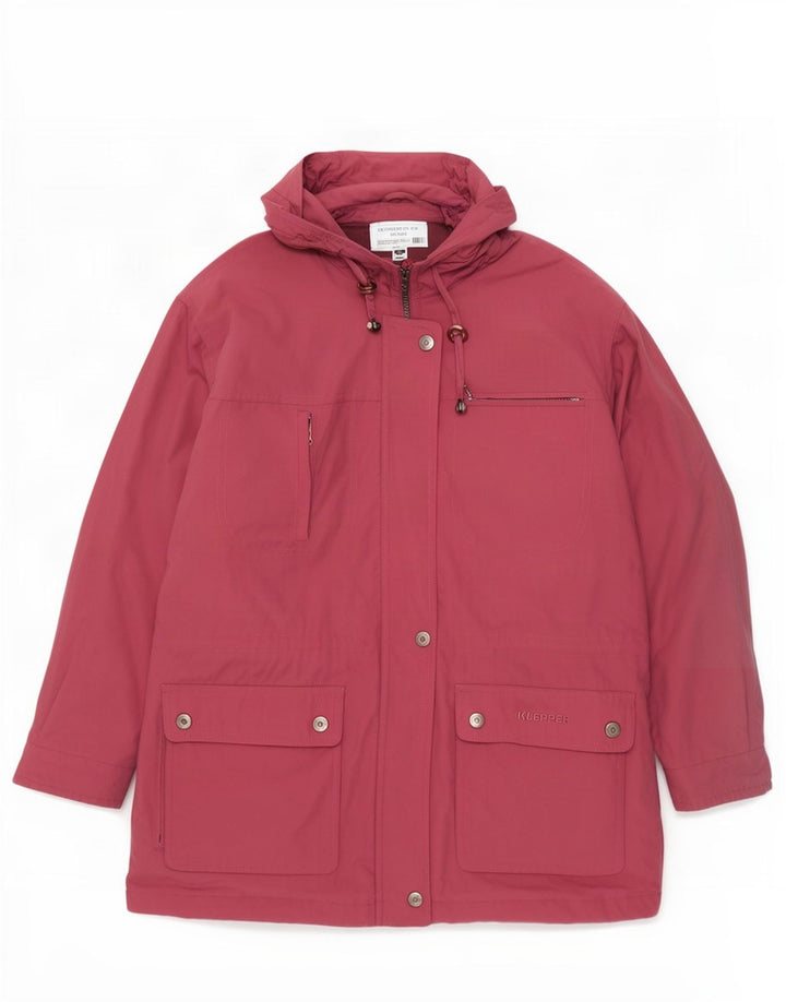 Giacca Parka oversize con cappuccio da donna Klepper IT 46 Large Rosa Poliammide