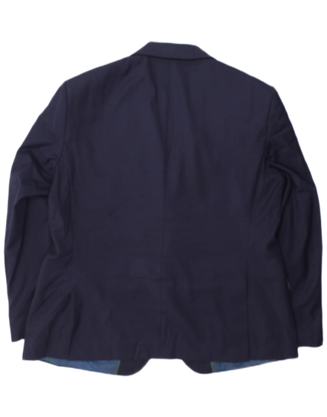 Giacca blazer da uomo Marks & Spencer vestibilità regolare a 2 bottoni UK 44 XL Blu navy