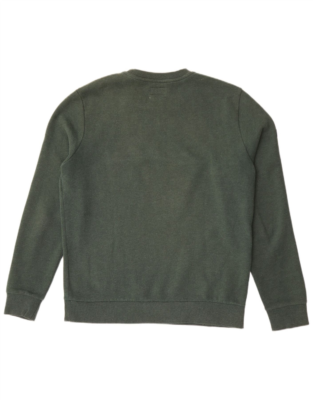 Felpa grafica da uomo Superdry Maglione grande cotone verde
