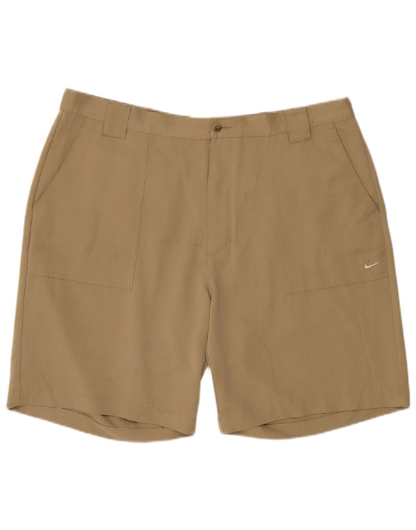 Pantaloncini chino da uomo Nike W40 XL poliestere beige