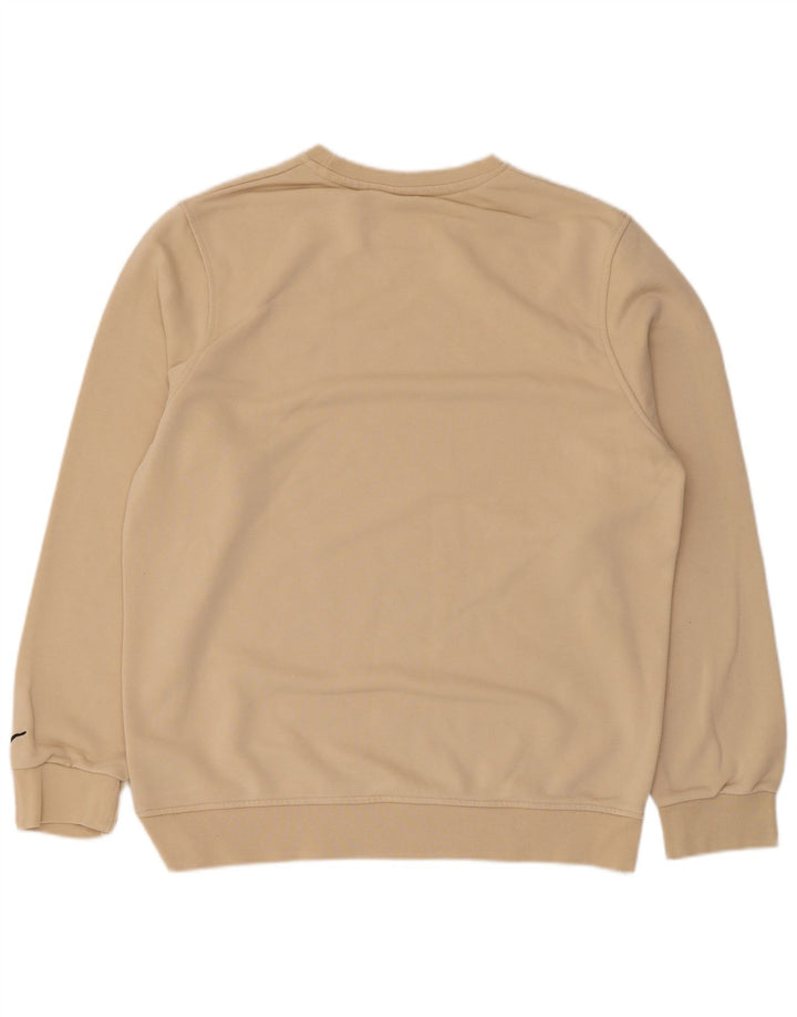 Felpa da donna Nike Jumper UK 20 2XL Cotone beige