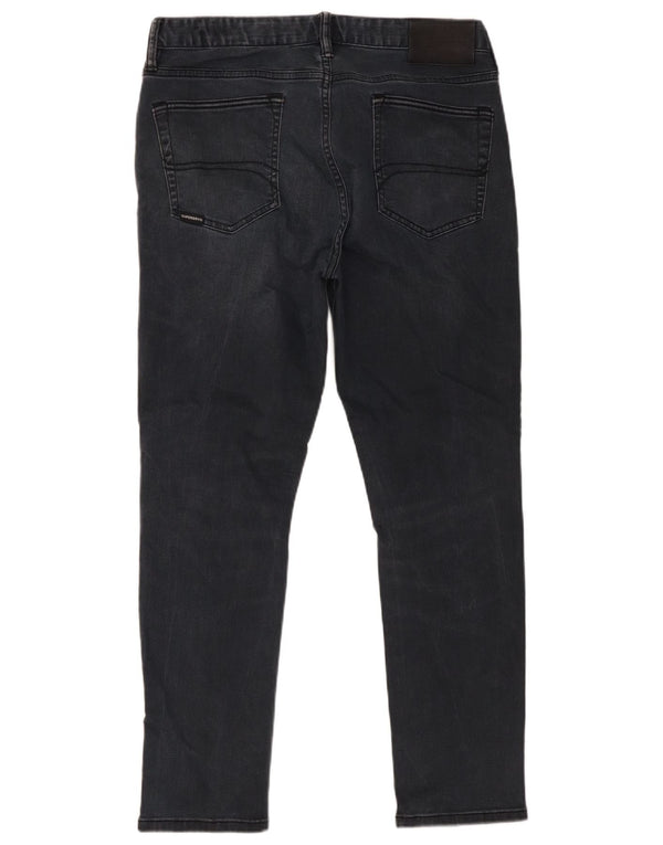 Jeans slim da uomo Superdry W34 L27 cotone nero