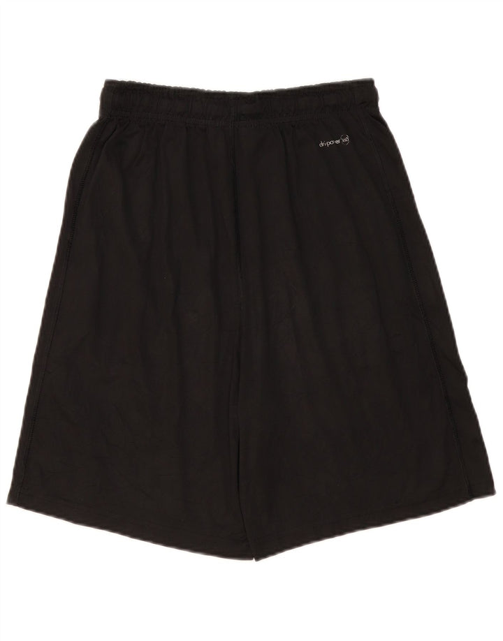 RUSSELL ATHLETIC Pantaloncini sportivi Dri-Power da uomo piccoli in poliestere nero