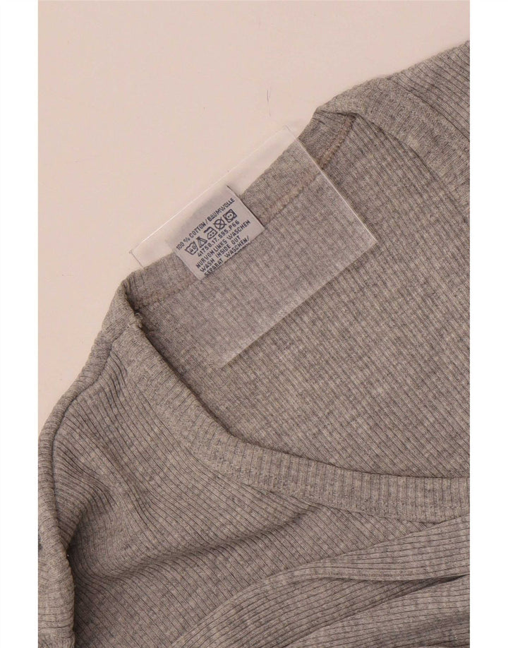 Levi's Uomo Top Manica Lunga Piccolo Cotone Grigio