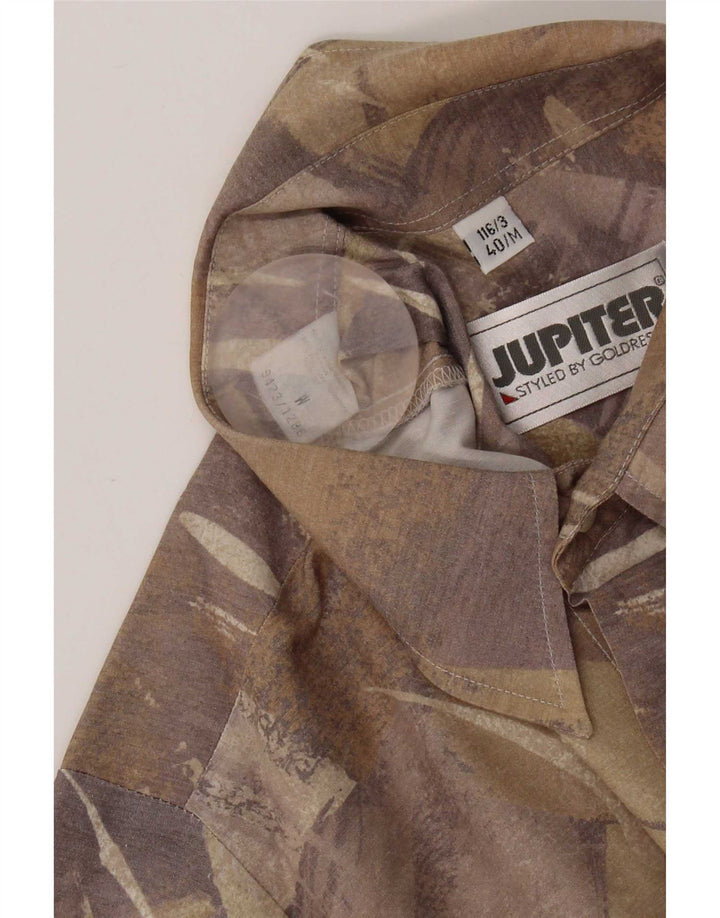 Camicia da donna con motivo astratto Jupiter Taglia 40 Viscosa marrone medio