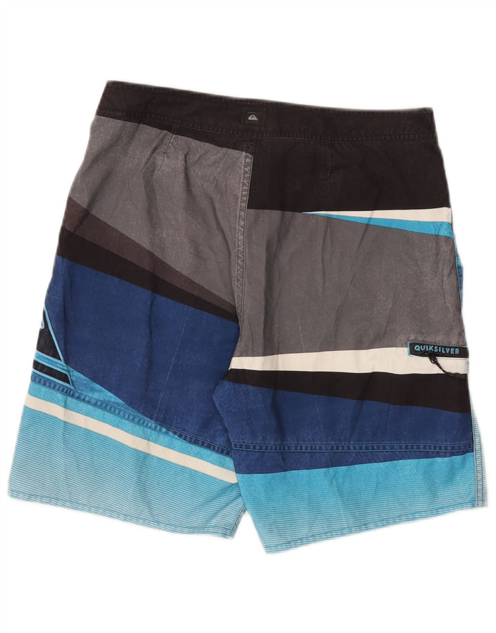 Quiksilver Pantaloncini da bagno grafici da uomo color block medio multicolore