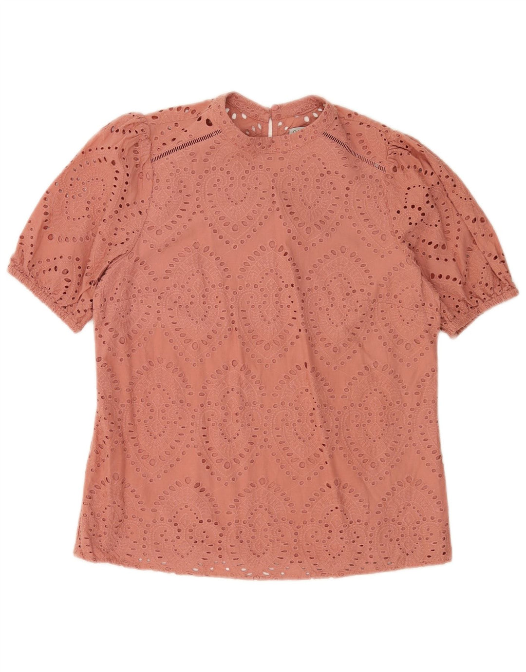 Camicetta da donna Oasis Top UK 12 Cotone Paisley rosa medio