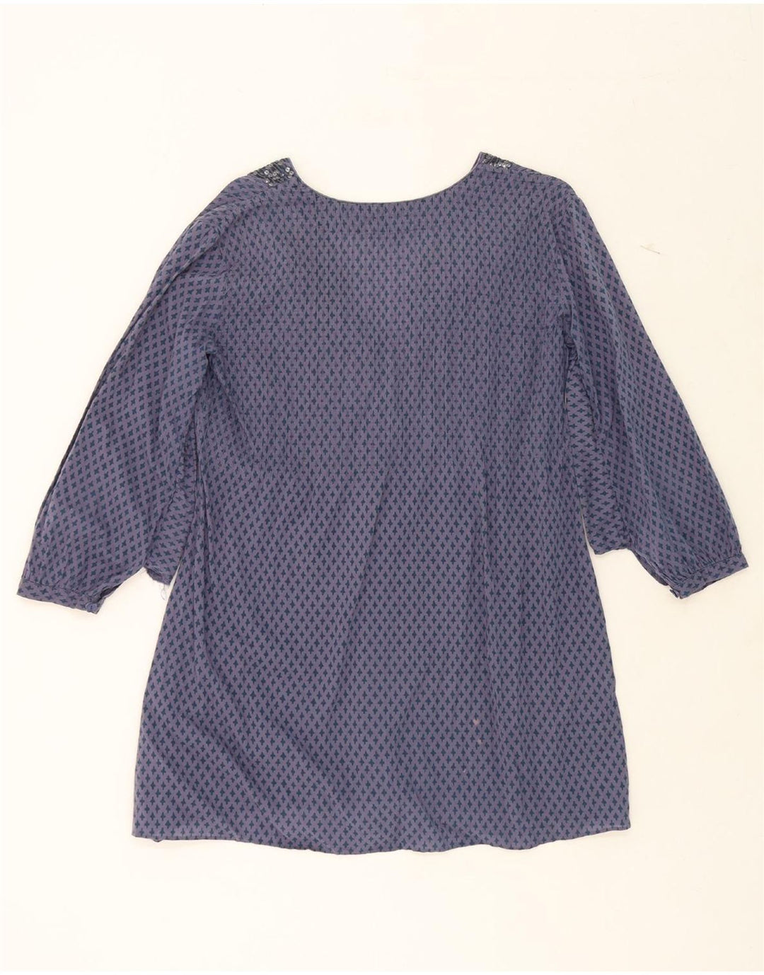 PATRIZIA PEPE Womens Abstract Pattern Tunic Dress IT 44 Medium Blue Vintage Patrizia Pepe and Second-Hand Patrizia Pepe from Messina Hembry 