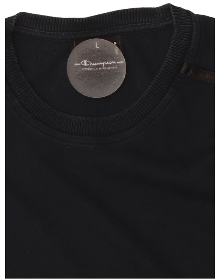 Maglietta CHAMPION per ragazze, vestibilità facile, 11-12 anni, grande, blu navy