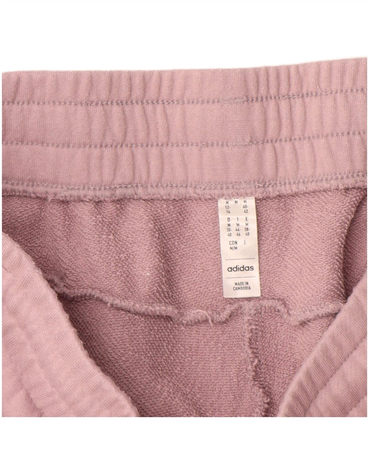 Tuta intera ADIDAS da donna con grafica UK 12/14 cotone viola medio