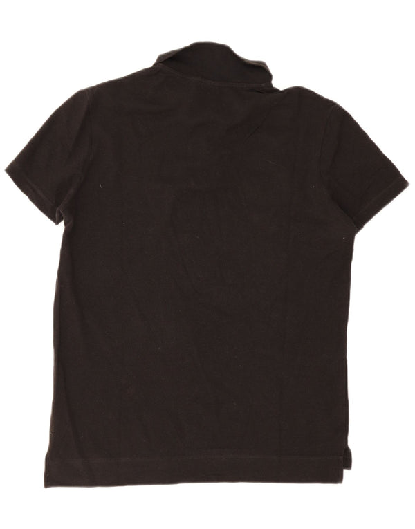 Polo da uomo Calvin Klein IT 48 cotone medio nero