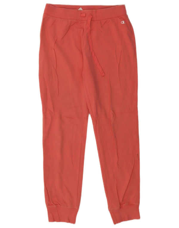Pantaloni da tuta da donna Champion Joggers UK 14 Medium Pink Cotton Sports