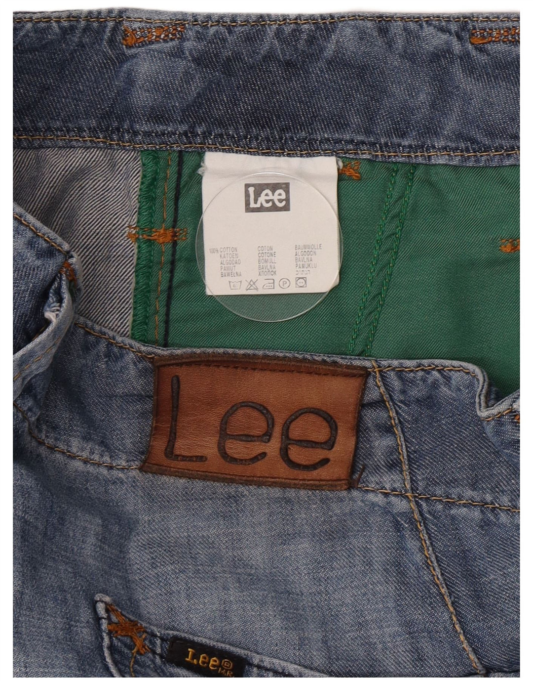 Jeans Lee Key West Capri da donna W29 L21 cotone blu
